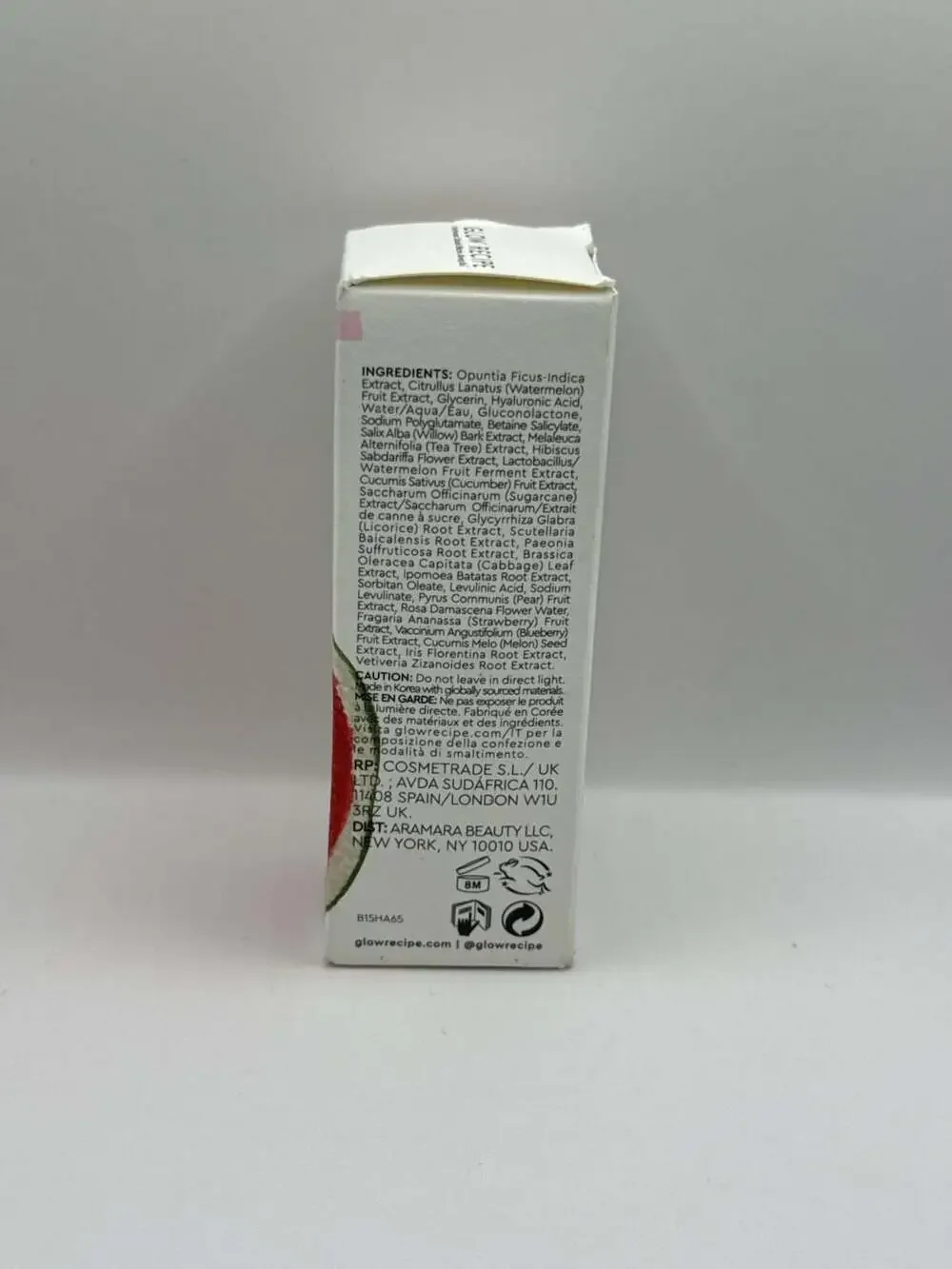 Glow Recipe Watermelon Glow PHA + BHA Pore-Tight Toner Mini 40ml 1.35 fl oz
